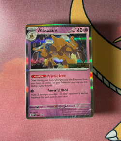 Pokemon TCG - Alakazam Mega Evolution Stamped Build and Battle Deck - SEALED - Image 1