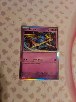 Pokemon - Zacian 015 Phantasmal flames Prerelease promo Holo - Image 1