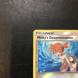 Pokemon | Misty's Determination | 62/68 Hidden Fates | NM | Reverse - Image 3