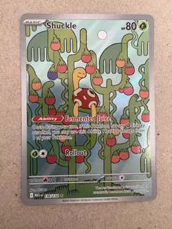 Pokemon - Mega Evolution - Shuckle 136/132 - Illustration Rare Holo NM - Image 1