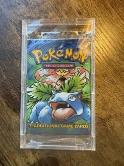 BOX FRESH - 1999 Pokemon Base Set Unlimited Booster Pack | FACTORY SEALED | WOTC - Image 1