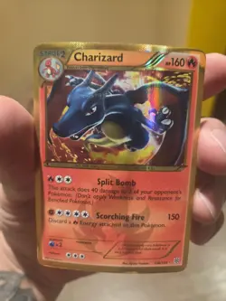 2013 Pokemon Black White Plasma Storm Charizard Holo Foil Secret Rare 136/135 - Image 2