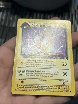 Pokemon TCG Dark Jolteon 38/82 Team Rocket 2000 Uncommon- LP - Image 3