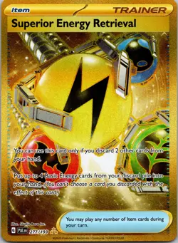 Superior Energy Retrieval 277/193 Gold Secret Rare Near Mint Holo Pokemon - Image 1
