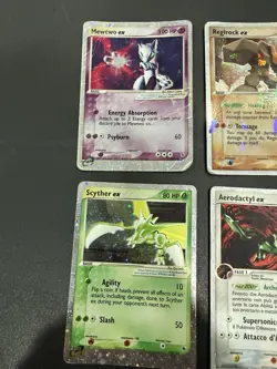 Lotto Carte Pokemon Holo Ex - Mewtwo Ex - Lapras Ex - Blaziken Ex - No Shining - Image 2