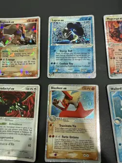 Lotto Carte Pokemon Holo Ex - Mewtwo Ex - Lapras Ex - Blaziken Ex - No Shining - Image 4