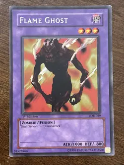 Flame Ghost LOB-029 The Legend of Blue Eyes White Dragon-1st Edition Rare LP - Image 1