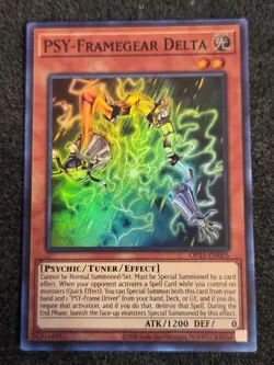 Yugioh PSY-Framegear Delta OP25-EN005 Super Rare NM - Image 1