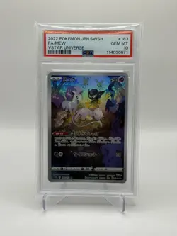 PSA 10 Mew Full Art Rare 183/172 S12a Vstar Universe TCG Japanese Pokemon Card - Image 1