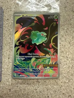 Pokemon TCG Mega Evolutions Stamped Promo Card Bulbasaur Sealed 133/132 NM NEW - Image 2
