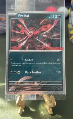 Pokemon Card TCG - Yveltal 088/132 - Holo Gamestop Stamp - Sealed Promo Rare - Image 1