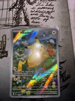 Pokemon Pikachu TCG SVP 088 Black Star Promo Card Paldea Adventure Chest Mint - Image 1
