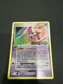 Deoxys 17/107 Attack Forme EX Deoxys Pokemon Card Reverse Holo Rare Ita NM - Image 1