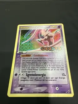 Deoxys 17/107 Attack Forme EX Deoxys Pokemon Card Reverse Holo Rare Ita NM - Image 3