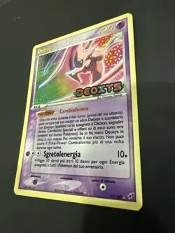 Deoxys 17/107 Attack Forme EX Deoxys Pokemon Card Reverse Holo Rare Ita NM - Image 5