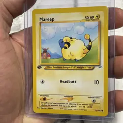 Pokemon Card - Mareep 1st Edition Neo Destiny 75/105 Common NM/MT Vintage Card - Image 2