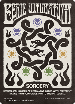 Eerie Ultimatum Secret Lair Encyclopedia Single Card Magic PREORDER - Image 1
