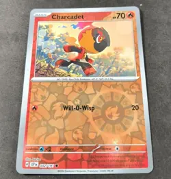 Pokemon Surging Sparks Charcadet Reverse Holo Common Card 032/191 NM - Image 1