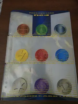 Pokemon Trading Card Game Japanese Neo Revelation 3 Promo Binder Empty - Image 1