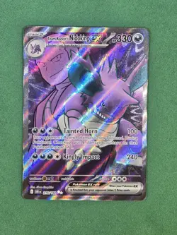 Pokemon Card Team Rocket's Nidoking EX 216/182 Destined Rivals - Full Art - Image 2
