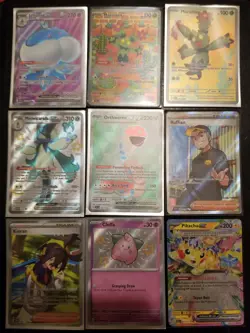 Huge Pokemon Card Lot Illustration Rares Secret Promo Foils Charizard 100+ Cards - Image 2
