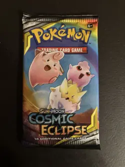 Pokemon Trading Card Game Sun & Moon Cosmic Eclipse Booster Pack 820650805899 - Image 1