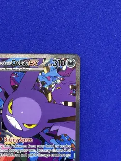 Team Rockets Crobat EX SIR Holo Card 234/182 Pokemon TCG - Destined Rivals NM/MT - Image 3
