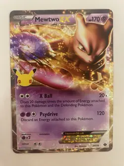 Pokemon - Mewtwo EX - 54/99 - Celebrations 25th - Classic Collection Card - Image 1