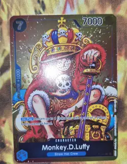 Monkey D. Luffy Convention Exclusive Foil 2024 Promo Card P-043 English - Image 1