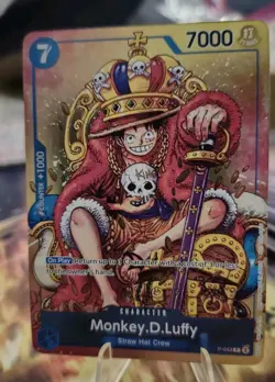 Monkey D. Luffy Convention Exclusive Foil 2024 Promo Card P-043 English - Image 2