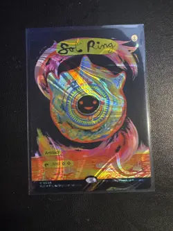Halo Foil Sol Ring Encyclopedia Of Magic Secret Lair NM - Image 1