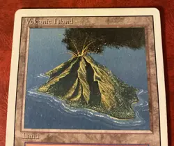 MTG Magic The Gathering VOLCANIC ISLAND Dual Land REVISED EDITION INVEST! $$$ - Image 3