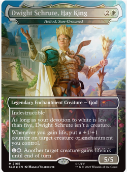 Dwight Schrute, Hay King FOIL - Secret Lair x THE OFFICE 2165 M Near Mint - Image 1