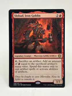 Slobad, Iron Golem NM/M* Phyrexia All Will Be One ENG 149/271 mtg -UnltdCards - Image 1