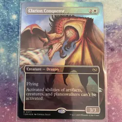 Clarion Conqueror (FOIL) x1 - MTG Tarkir: Dragonstorm TDM #377 - Image 1