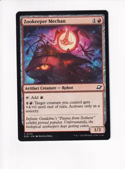 MAGIC THE GATHERING MTG EDGE OF ETERNITIES ZOOKEEPER MECHAN (#1) - Image 1
