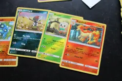 2019 Pokemon Cosmic Eclipse Cards W/ Reverse Holos Rares - Rowlet Weezing - Image 5