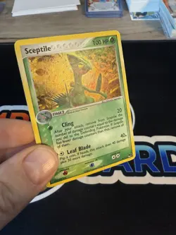 Pokemon TCG Sceptile Holo Rare 4/17 Pop Series 1 - Image 2