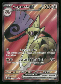 Aegislash ex - 230/182 Ultra Rare Holo NM Pokemon SV04: Paradox Rift - Image 1