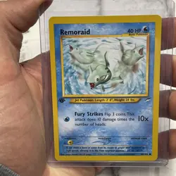 Pokemon TCG Remoraid Neo Destiny Common 1st Edition 80/105 WOTC NM Near Mint Vtg - Image 1