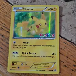Pokemon Generations Pikachu 26/83 Holo Stamped Toys R US Promo 20th Anniversary - Image 1