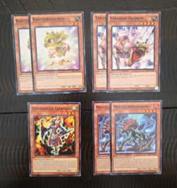 Dinowrestler Pankratops DUDE-EN036 Ultra Rare 1st Edition x19 Card Dinosaur Set - Image 5