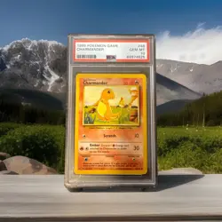 1999 Pokemon Base Set Charmander #46 English Unlimited 46/102 - PSA 10 GEM MINT - Image 1