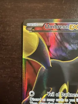 Umbreon EX 119/124 LP/MP Pokemon TCG XY Fates Collide Full Art LP/MP - Image 2