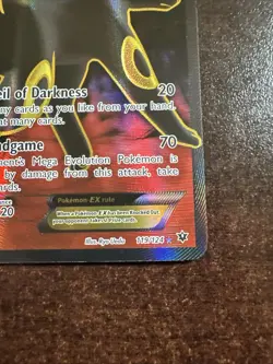 Umbreon EX 119/124 LP/MP Pokemon TCG XY Fates Collide Full Art LP/MP - Image 4