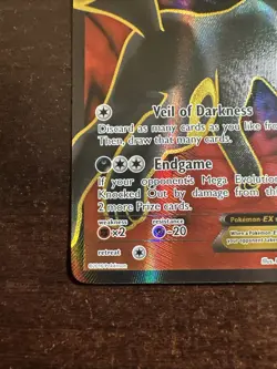 Umbreon EX 119/124 LP/MP Pokemon TCG XY Fates Collide Full Art LP/MP - Image 5