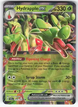HYDRAPPLE EX 2024 SCARLET & VIOLET SERIES - STELLAR CROWN #14 STAGE 2/RARE - Image 1