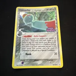 Pokemon TCG Chimecho (Delta Species) 37/110 Holon Phantoms Reverse Holo LP - Image 1