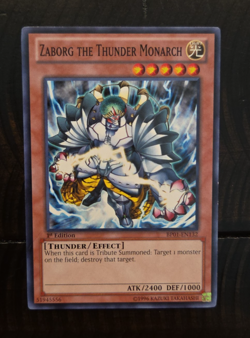Yu-Gi-Oh Zaborg The Thunder Monarch #BP01-EN132 Battle Pack: Epic Dawn LP - Image 1