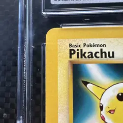 Pikachu 1999 Pokemon Black Star Promos - 4 Mewtwo Strikes Back CGC 8.5 Stamped - Image 3